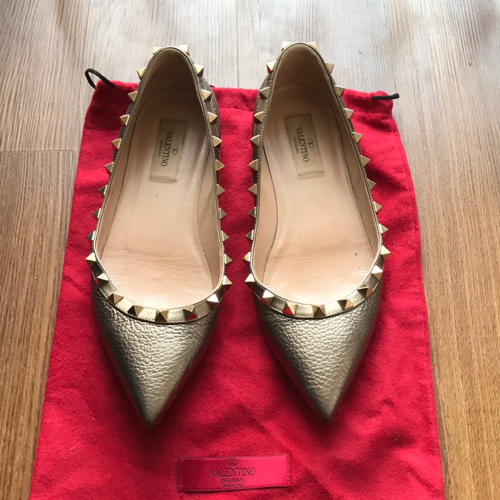Valentino rockstuds ballet flats